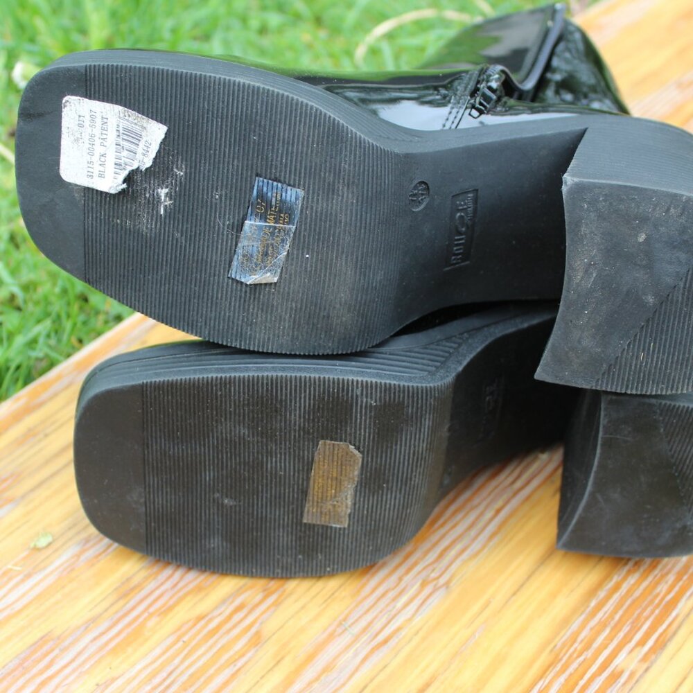 Black Platform Boots - image 3